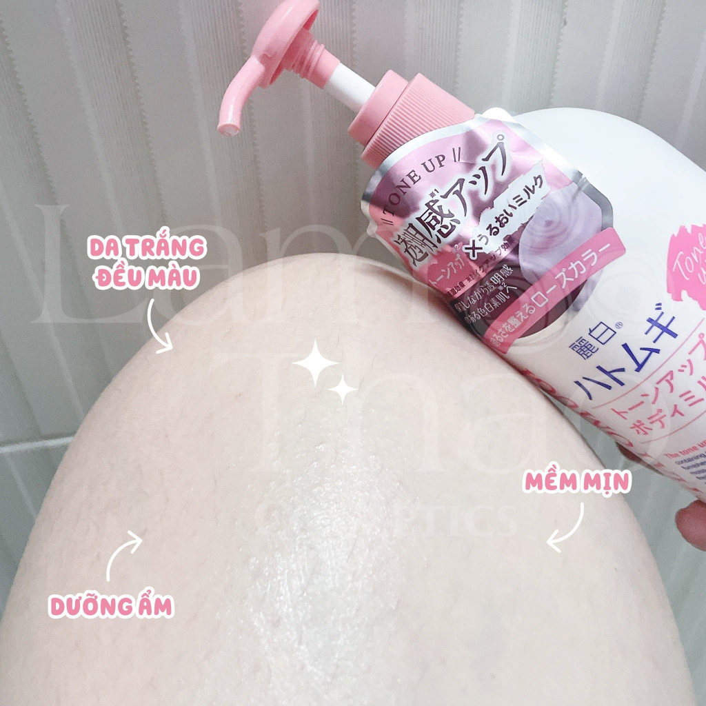 Dưỡng Thể Nâng Tone Và Làm Sáng Da Hatomugi The Tone Up Body Milk 400 ml