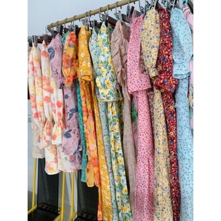 Váy hoa maxi dài 59k