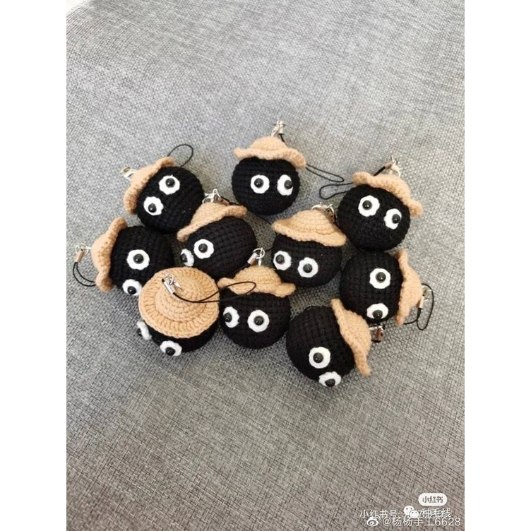 Set nguyên liệu móc bồ hóng Totoro thương có hướng dẫn