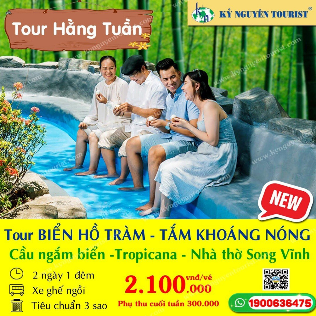 BIỂN HỒ TRÀM - KHOÁNG NÓNG BÌNH CHÂU - TROPICANA PARK