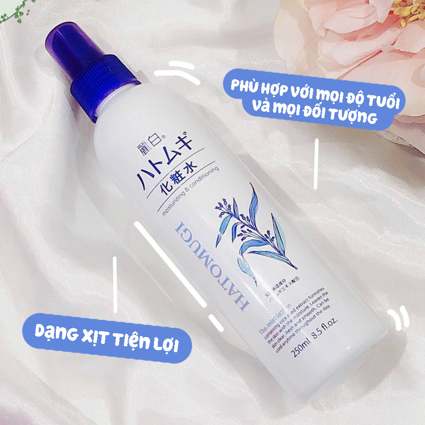 Xịt Khoáng Dưỡng Ẩm Hatomugi The Mist Lotion