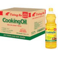 SỈ THÙNG _ THÙNG 12 Chai Dầu ăn thực vật Tường An Cooking Oil chai 1 lít