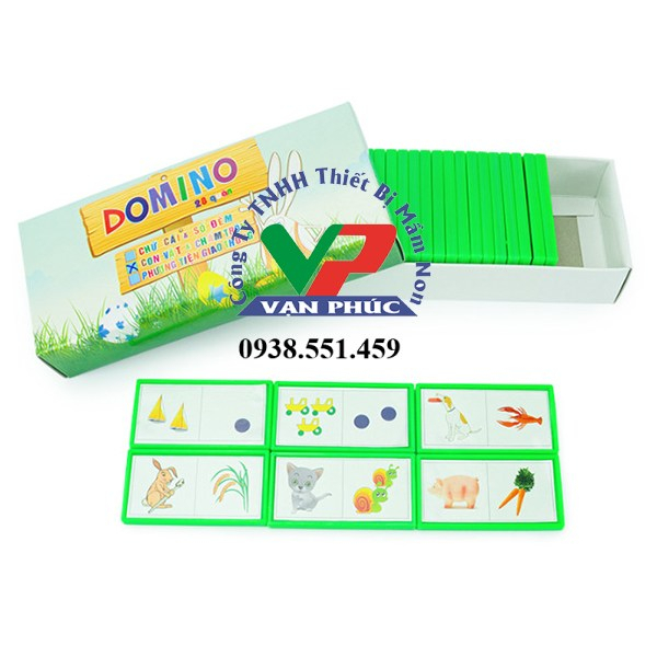 Domino Con Vật Và Chấm Tròn