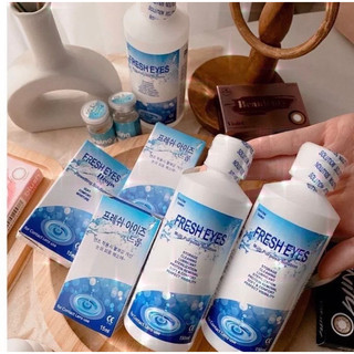 Nước ngâm lens Hàn Quốc chai lớn 150ml Nước rửa lens