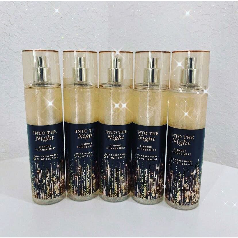 INTO THE NIGHT - Xịt thơm Bodymist GIÁ RẺ 2 Into The Night Nhũ - Ko Nhũ