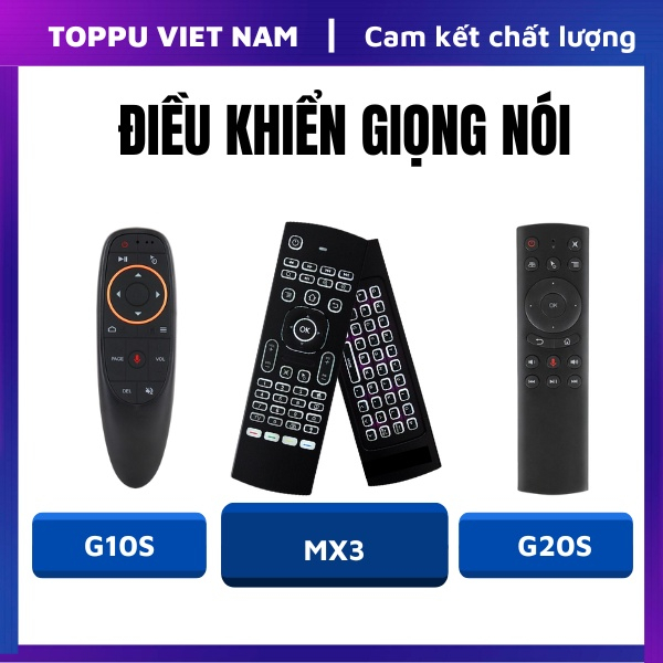 Điều khiển giọng nói kèm chức năng chuột bay cho Android Tvbox, Smart TV