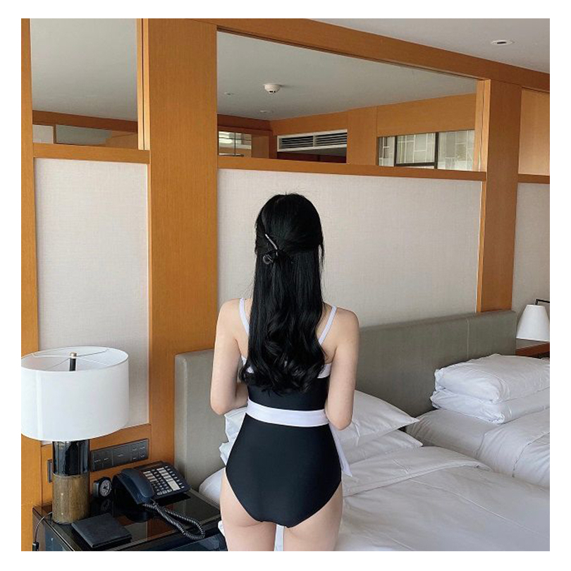 Bikini đồ bơi nữ 1 mảnh liền thân nơ eo tháo rời