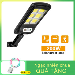 1 chiếc đèn cao áp năng lượng mặt trời chống nước - đèn led sân vườn 6 bóng