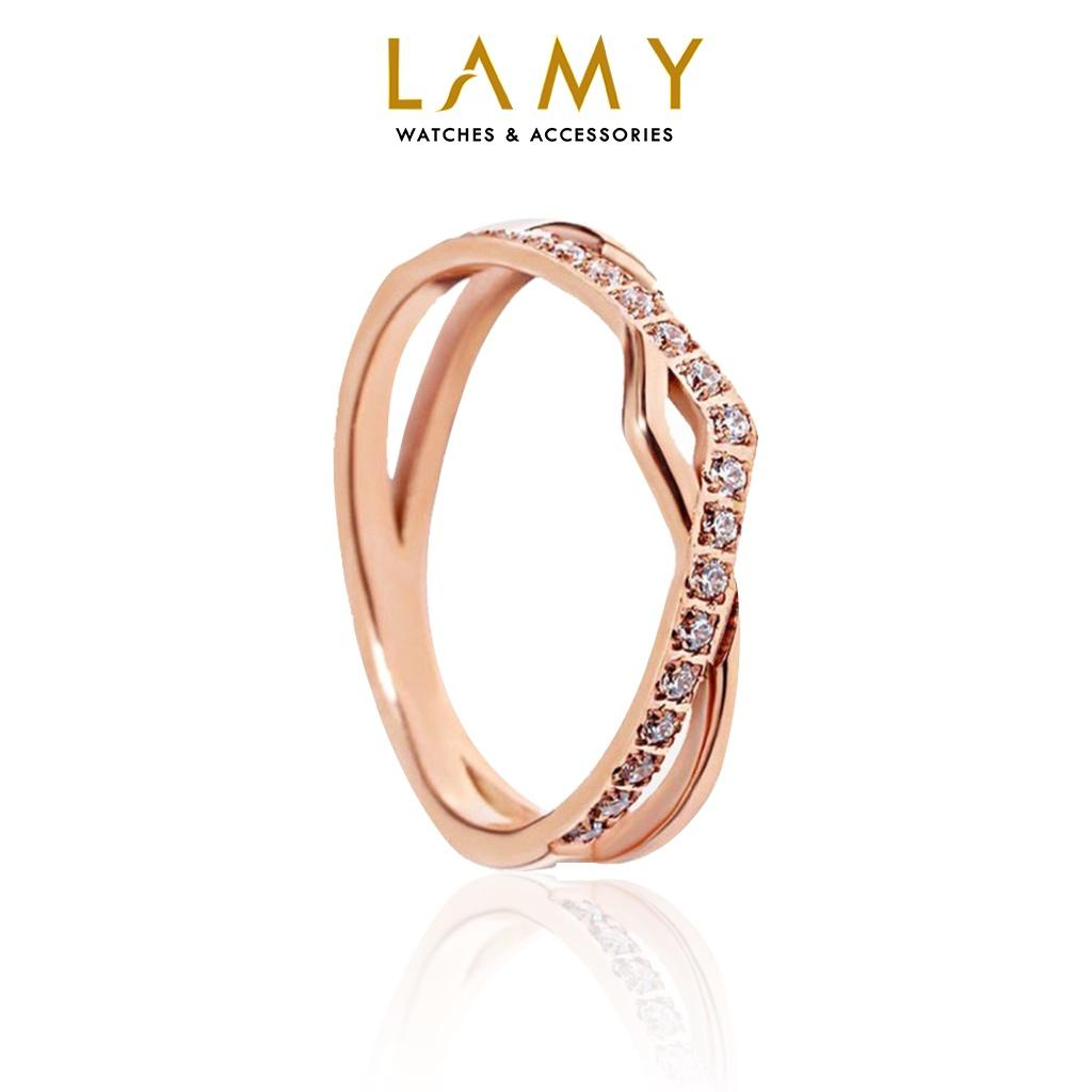 Nhẫn CDE Dia Tiara Rose Gold Ring CDE8008RG