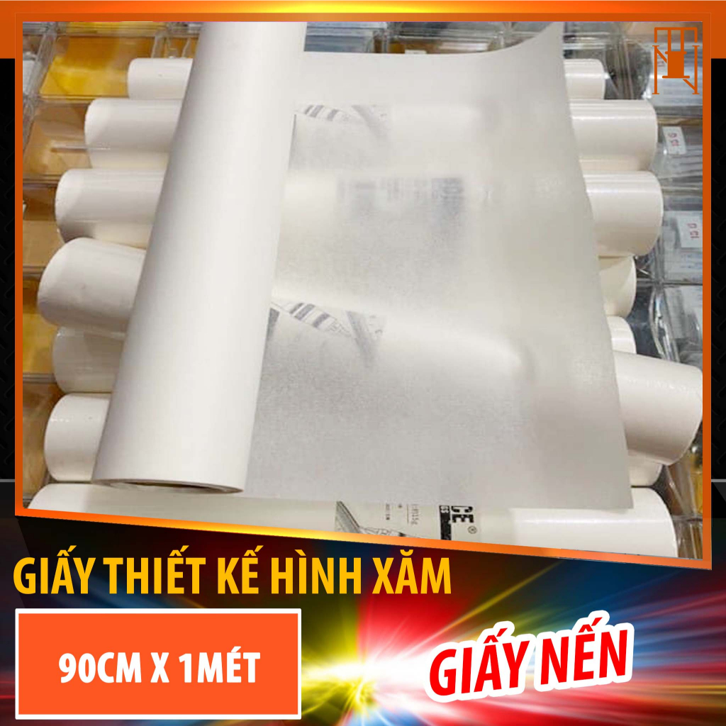 Giấy nến, giấy thiết kế hình xăm chuyên nghiệp (90cm x 1mét)