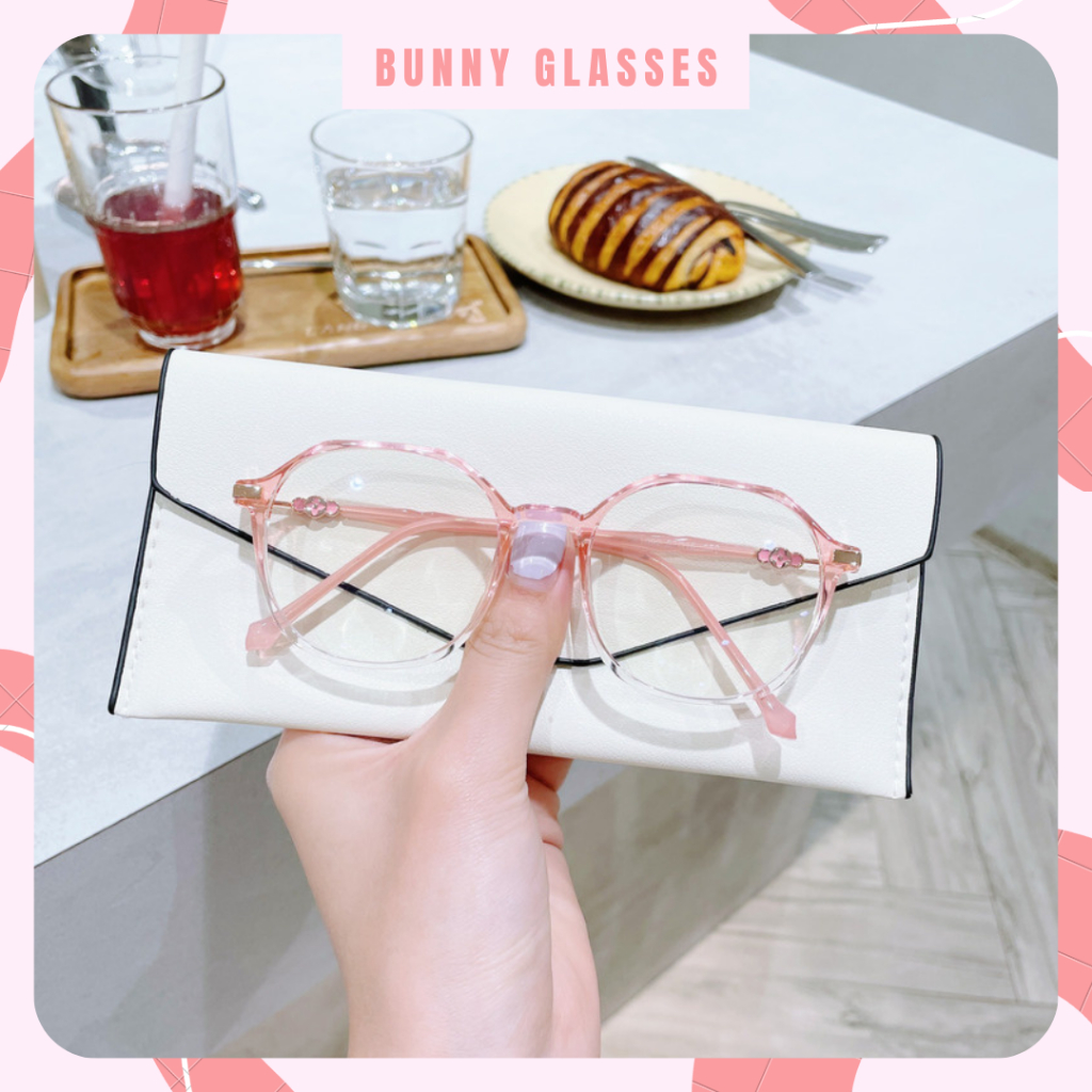 Kính gọng cận 1092 siêu bền có thể thay mắt cận viễn loạn kính mắt thời trang Bunny glasses