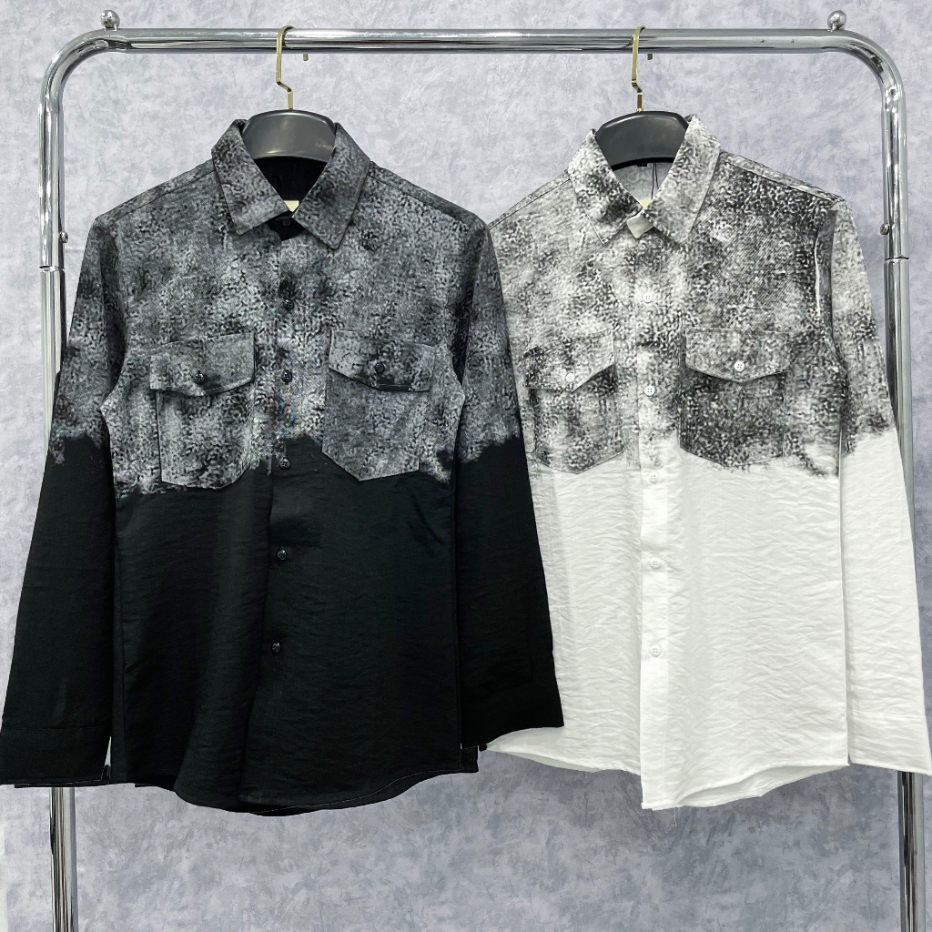 Áo sơ mi nam dài tay vải đũi không nhăn không xù hàng vnxk