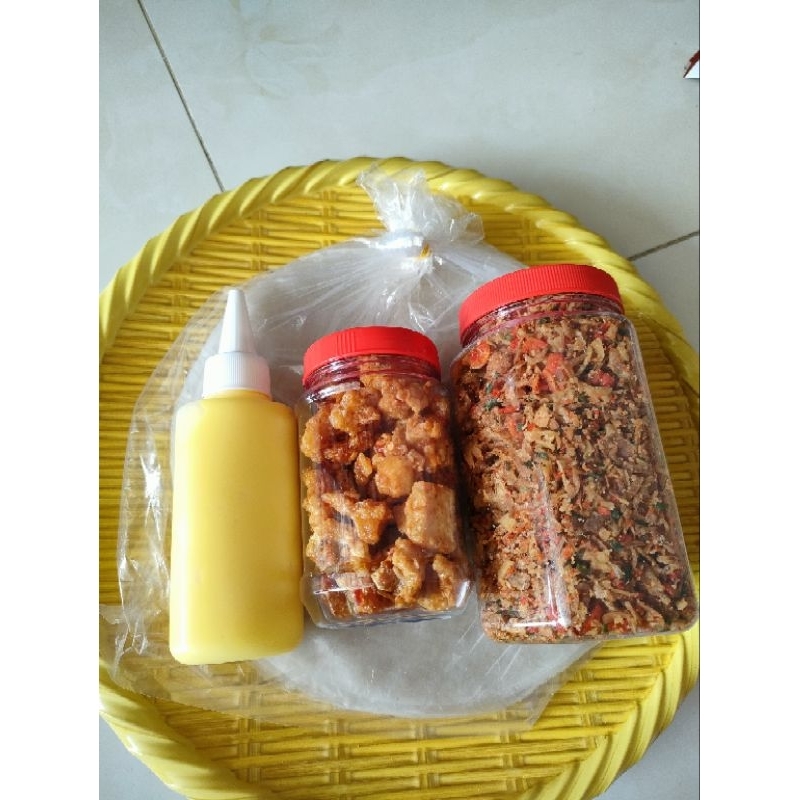 Combo bánh tráng phơi sương 250g bánh và hủ muối trộn 200g