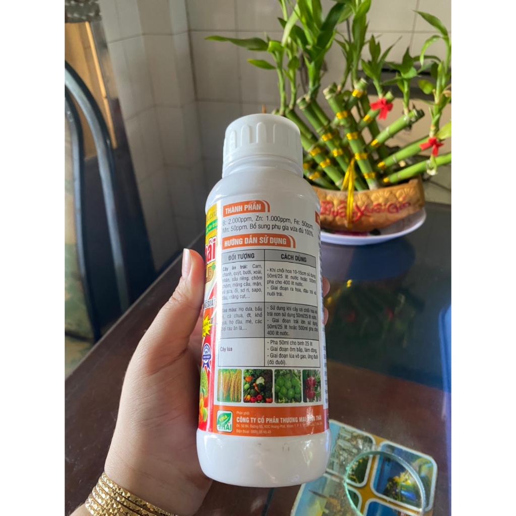 Phân Bón Vi Lượng Canxi Bo Thái 500ml