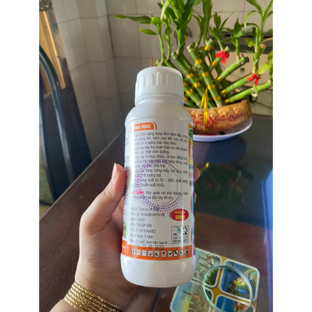 Phân Bón Vi Lượng Canxi Bo Thái 500ml