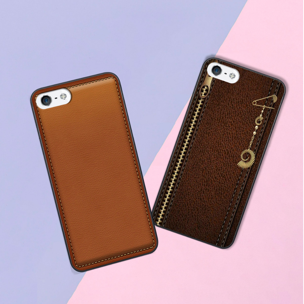 Ốp Iphone 5 / 5s in hình giả da siêu đẹp, sang trọng, cá tính