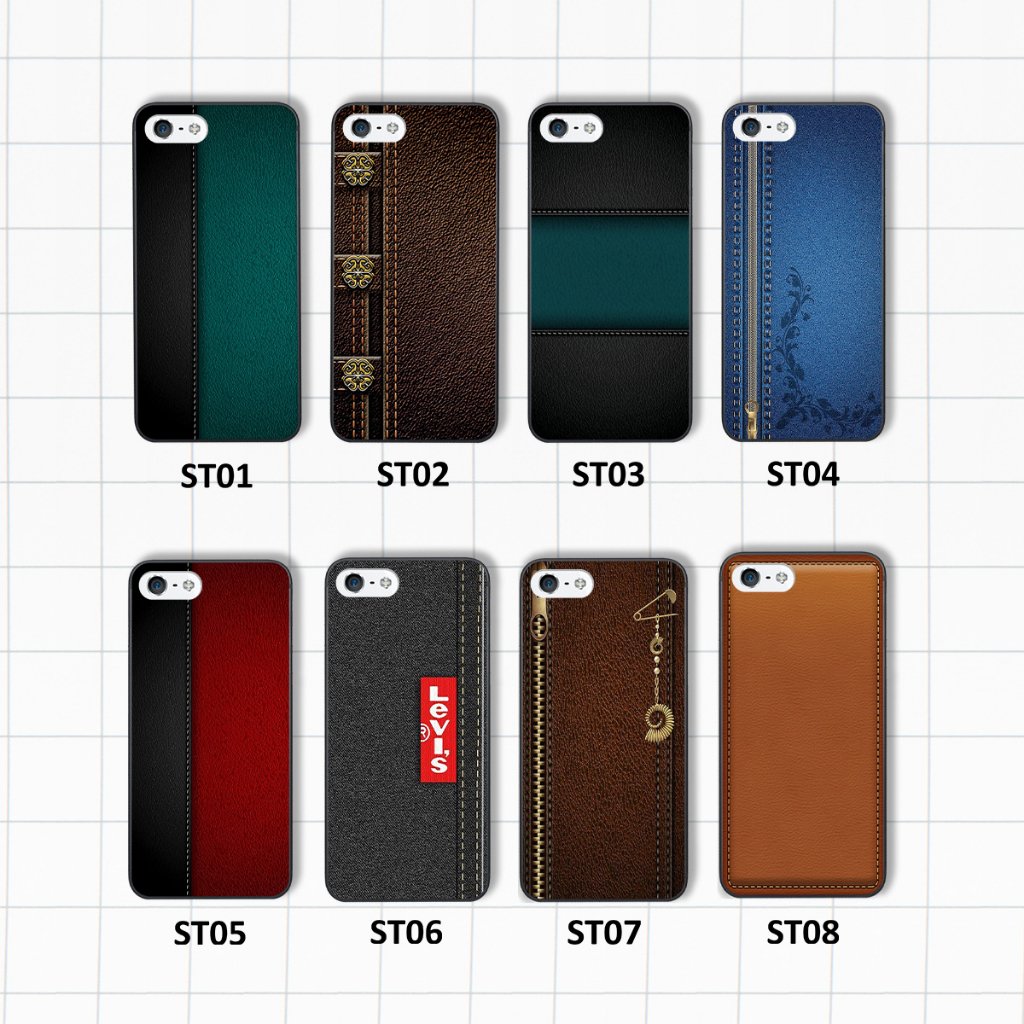 Ốp Iphone 5 / 5s in hình giả da siêu đẹp, sang trọng, cá tính