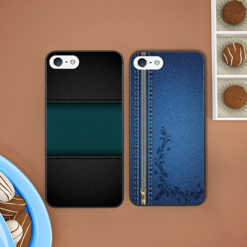 Ốp Iphone 5 / 5s in hình giả da siêu đẹp, sang trọng, cá tính