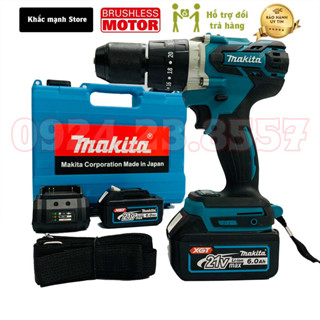 Bộ Máy Khoan Pin MKT 199 13mm Đầu Kẹp Auto Lock - Động Cơ Không Chổi Than - 3 Chức Năng - Chân Pin Phổ Thông MKT