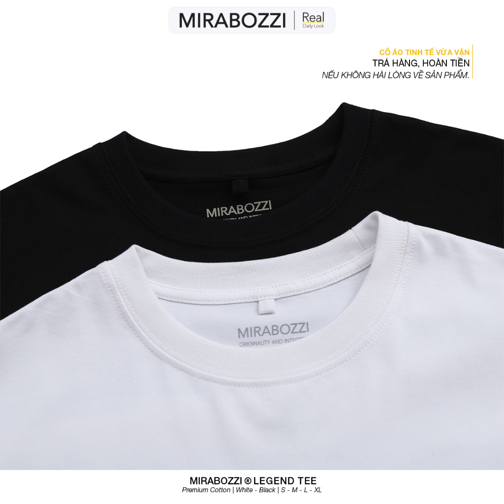 Áo Thun Nam nữ Unisex Form Rộng Tay Lỡ Oversize MIRABOZZI Tee Legend Cotton 100% Local Brand