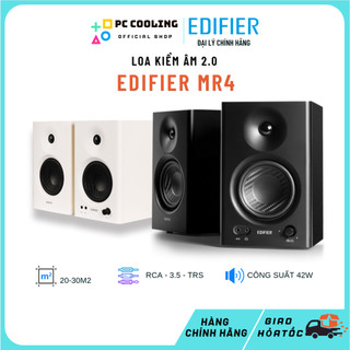 Loa kiểm âm edifier mr4 2.0 - công suất 42w - bass 4 inch - vỏ gỗ - bảo hành 12 tháng.