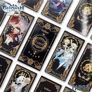 Bài tarot game genshin impact - bộ 22 lá ẩn chính và 56 lá ẩn phụ, 27 lá thất thánh triệu