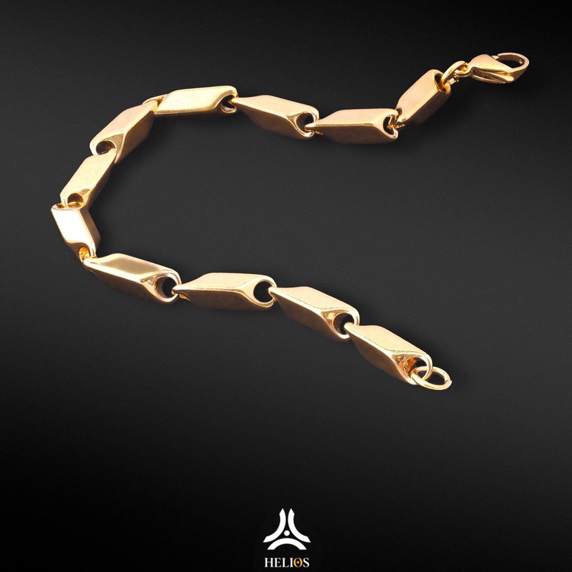 Vòng tay kim loại Helios Mắt Xích