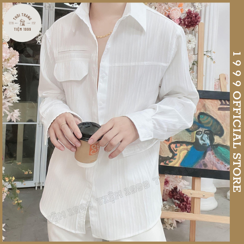 Áo sơ mi nam Trắng cao cấp phong cách Lịch Lãm, Công sở Hàn Quốc, Thiết Kế hiện đại Limited  SMD02