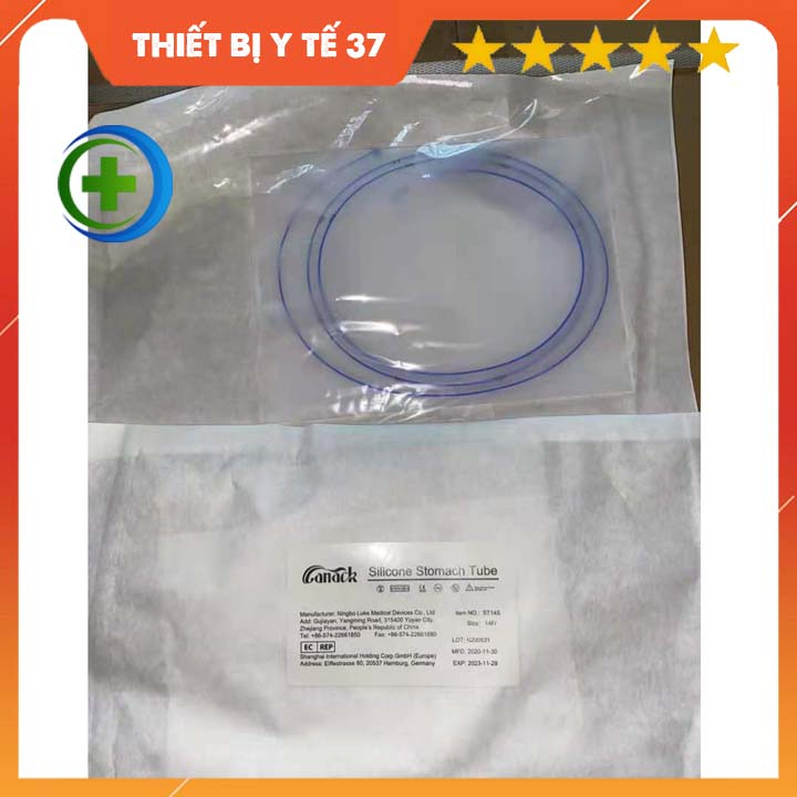 Dây Nuôi Ăn Silicone, Ống Nuôi Ăn Dạ Dày ,Xông Dạ Dày, Sonde Nuôi Ăn Silicone, Dùng Lâu, Chính Hãng Canack/Thượng Hải