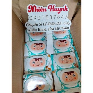 Sỉ 1 thùng khăn ướt baby wipes 100 tờ giấy lớn