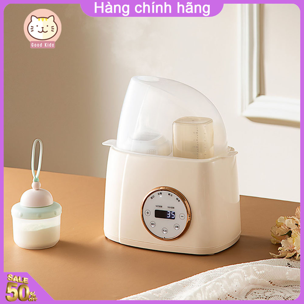 Máy hâm sữa nóng tiệt trùng tự động hai trong một dành cho bé, lỗi đổi mới 7 ngày bảo hành 12 tháng.