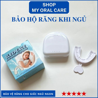 Dụng cụ bảo hộ răng ban đêm Sleepeace, chống nghiến răng khi ngủ M7, bảo vệ răng hiệu quả, có cỡ to và nhỏ-My Oral Care