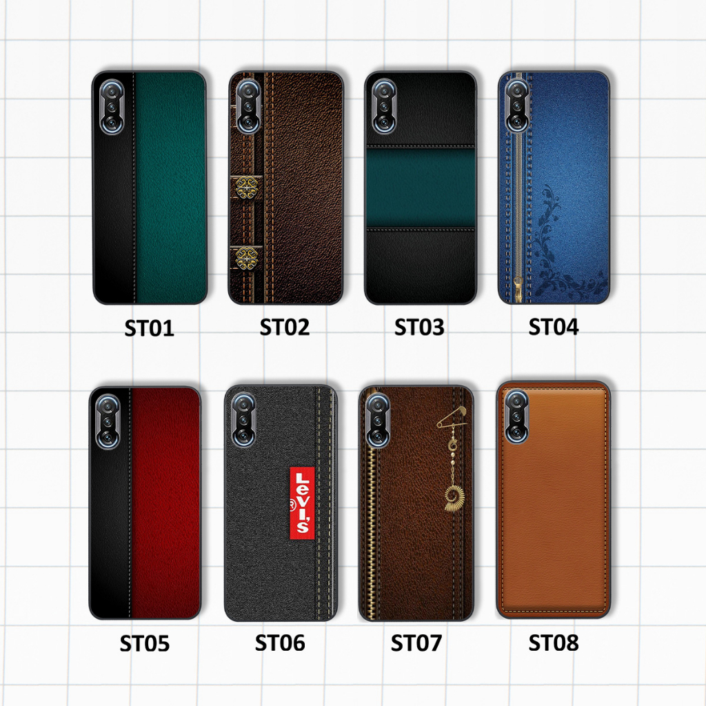 Ốp Xiaomi Redmi K40 / Redmi K40 Gaming in hình giả da siêu đẹp, sang trọng, cá tính