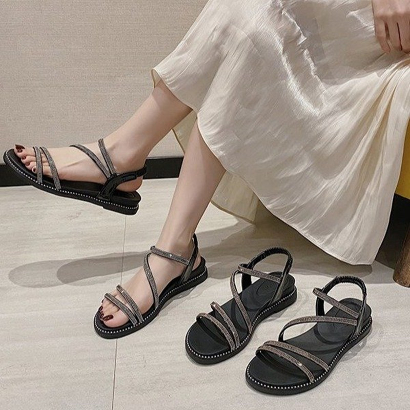 Sandal nữ big size 40 - 43 đế bằng cao 3cm