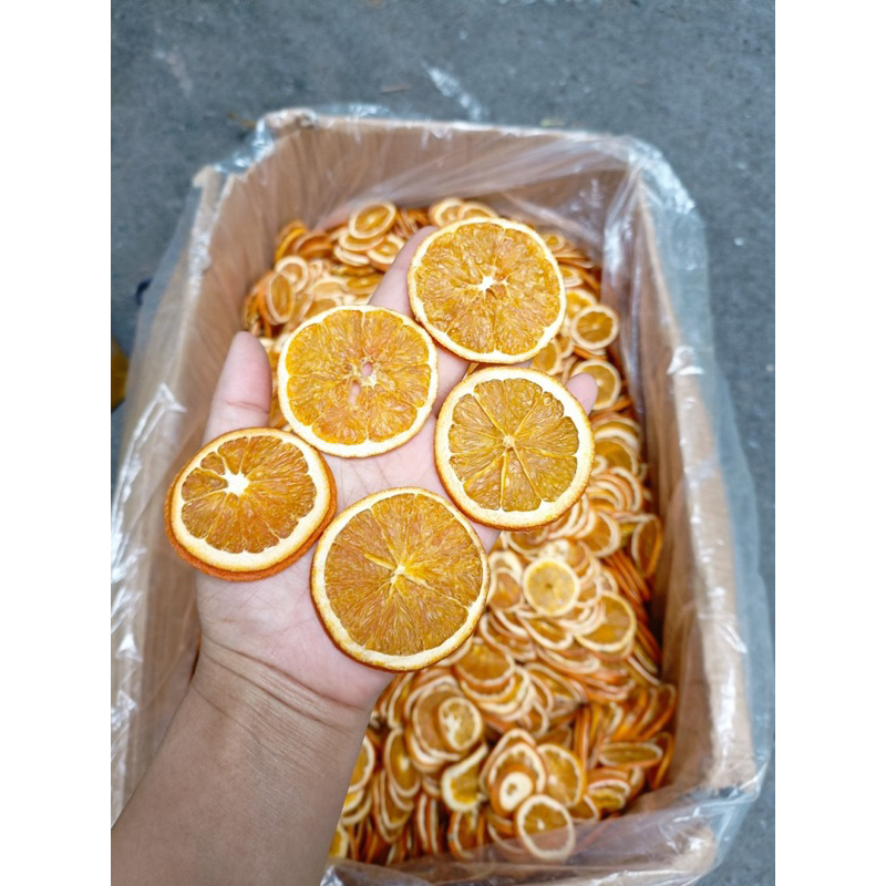 Bán sỉ 500g Cam vàng khô thái lát hàng đẹp