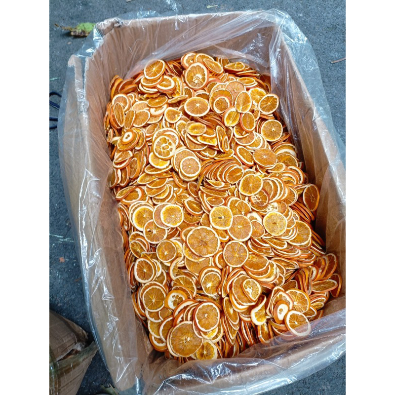 Bán sỉ 500g Cam vàng khô thái lát hàng đẹp