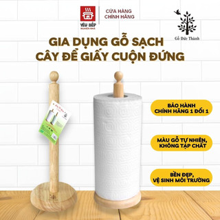 Cây Để Giấy Cuộn Đứng Bằng Gỗ Có Ráp Sẵn - Sản Phẩm Tiện Dụng Cho Nhà Bếp - Gỗ Đức Thành