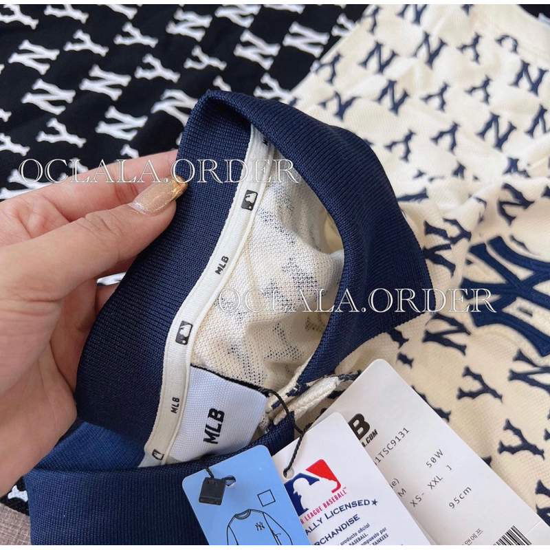 POLO MLB CHẤT COTTON THOÁNG MÁT - 3 MÀU ĐEN BE XANH