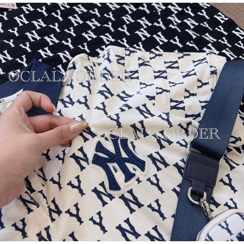 POLO MLB CHẤT COTTON THOÁNG MÁT - 3 MÀU ĐEN BE XANH