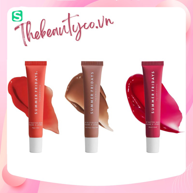 (Bill US) Son dưỡng môi Summer Fridays Lip Butter Balm