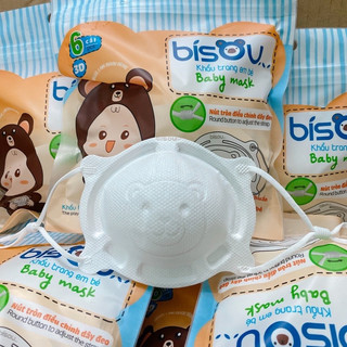 Khẩu Trang Gấu BISOU (Sét 6 cái)