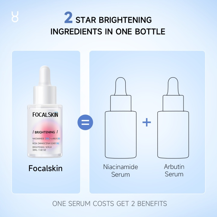 Serum Tinh Chất Sáng Da FOCALSKIN 3% NIACINAMIDE 3% ARBUTIN Làm Sáng Da Trong 7 Ngày 30ml