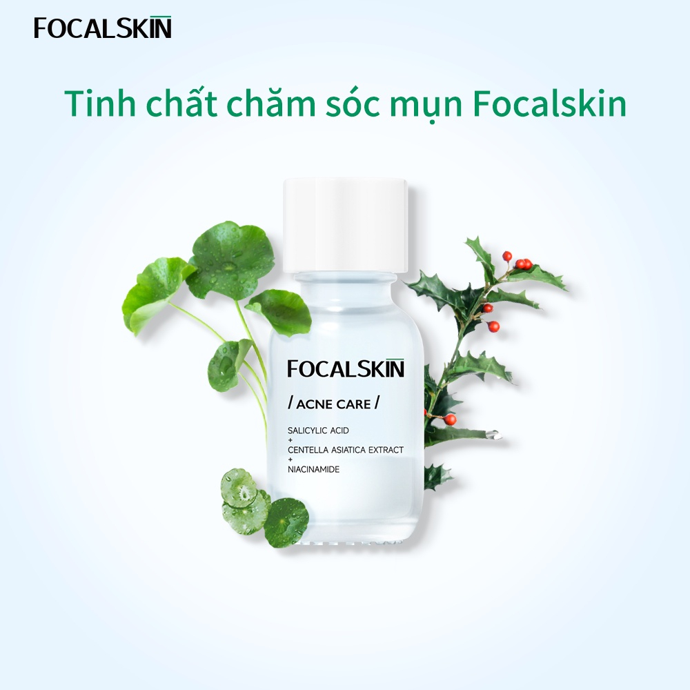 Tinh Chất Giảm Mụn FOCALSKIN Salicylic Acid Mờ Thâm Se Khít Lỗ Chân Lông 15g