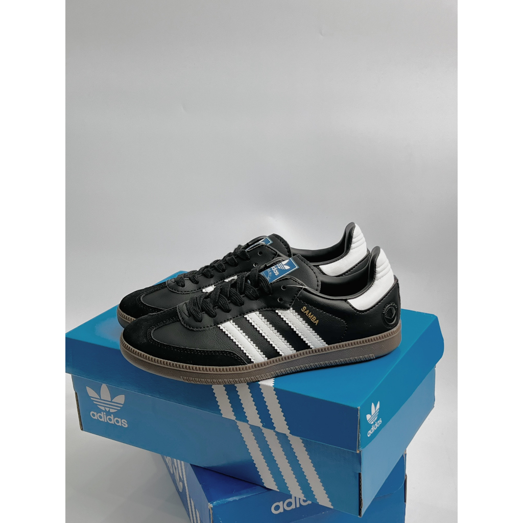 Giày Sneaker  Samba 'Black White Gum' B75807-Đen  - Phiên Bản OG - Đen