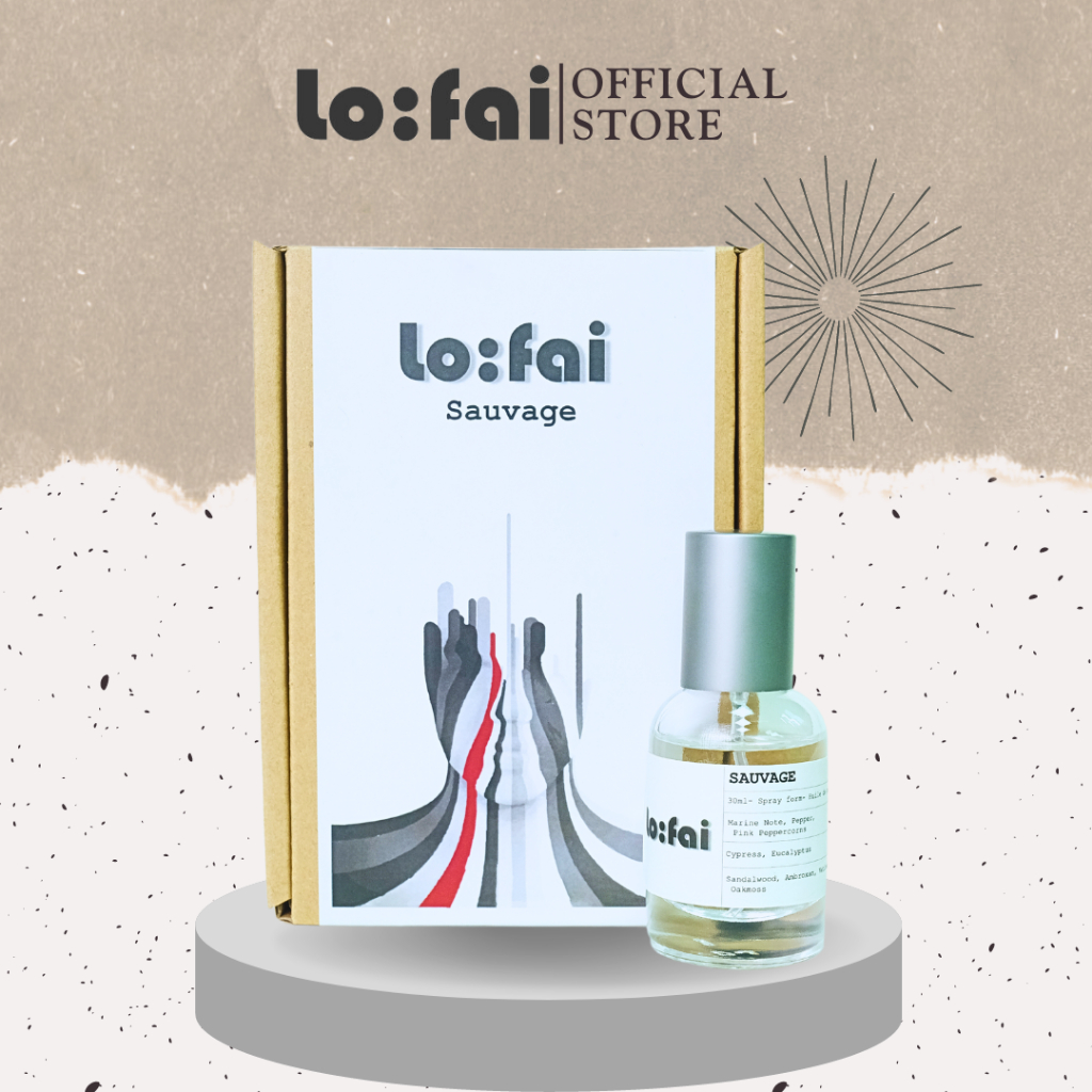 [Lo:fai Sauvage] Nước Hoa Nam Lo:fai Hương Thơm Sang Trọng, Nam Tính, Thanh Lịch, Nguyên Liệu Nhập Pháp, Chai 30Ml