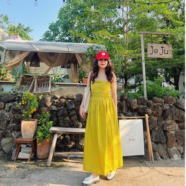 𝗻𝗲𝘄 𝗶𝗻 - Chibi dress  Chiếc đầm maxi thiết kế cúp ngực sang chảnh, nhẹ nhàng, đơn giản, phù hợp với mọi cô nàng