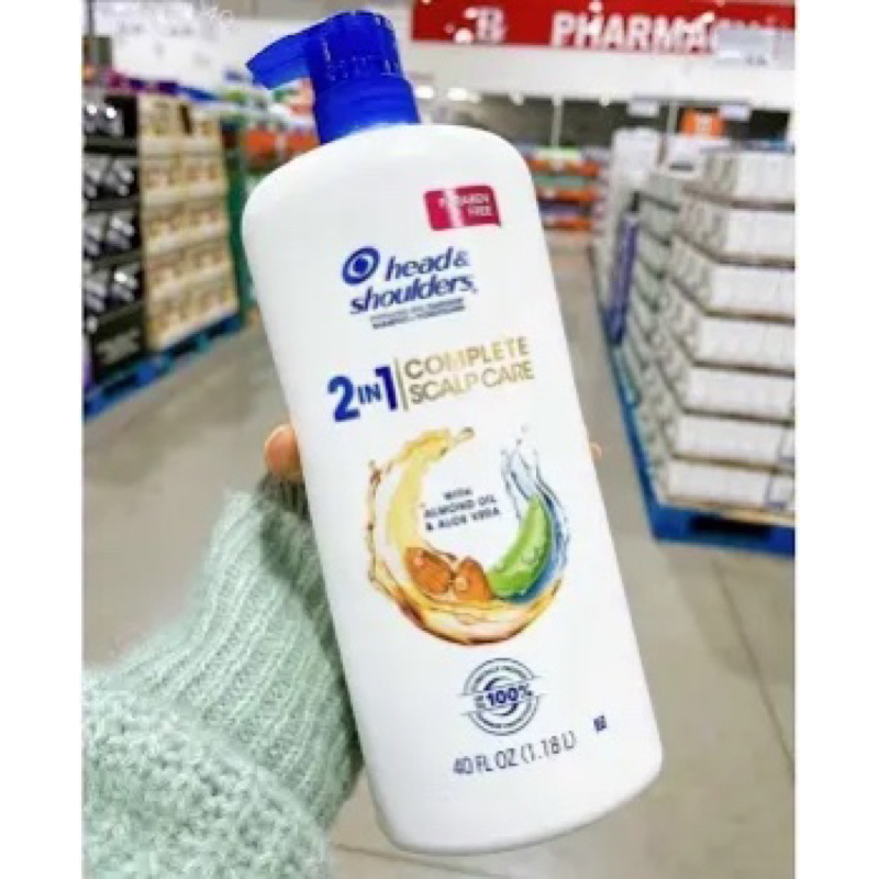 (Giảm 50%) DATE 7/23- Dầu Gội Xả Head & Shoulders 2in1 (1,18L) – Mỹ