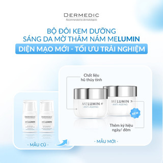 [CHÍNH HÃNG] (Mẫu Mới) Kem Dưỡng Sáng Da Ban Ngày DERMEDIC MELUMIN Brightening protective day cream SPF 50+