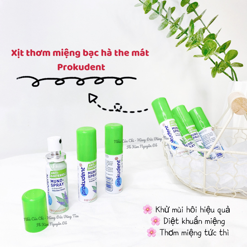 Xịt thơm miệng Prokudent - hàng Đức