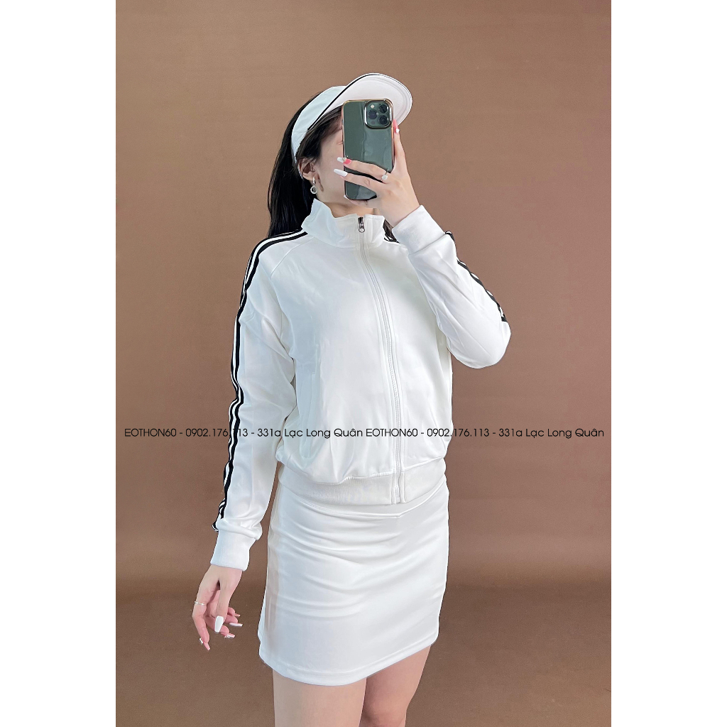 Áo khoác crop das , chân váy das cv10 [hình thật shop chụp] Eothon60